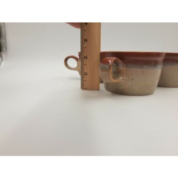 Mikasa Potters Art Country Cabin Coffee Mugs Seibel Japan EC PF 850 Set Of 4 - Picture 7 of 8